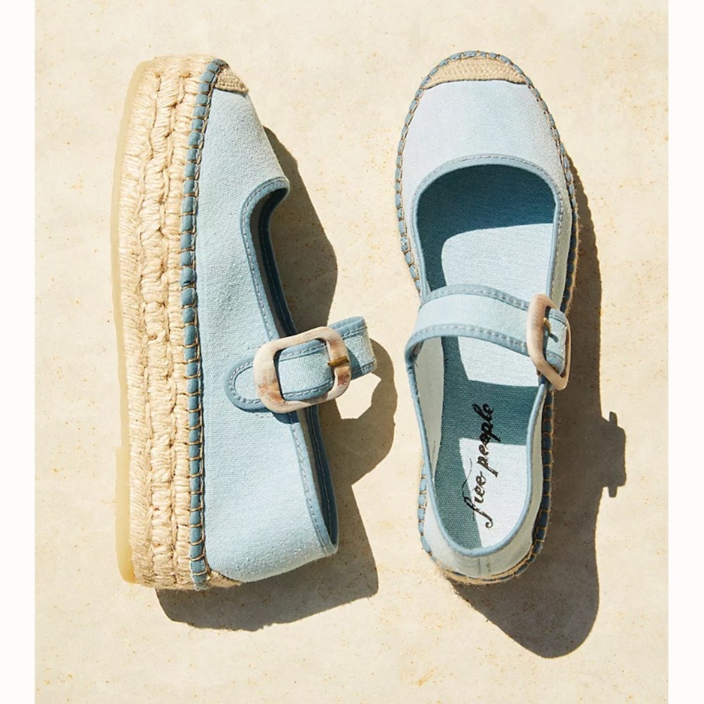 Free people Surfside MJ Espadrille Size 41